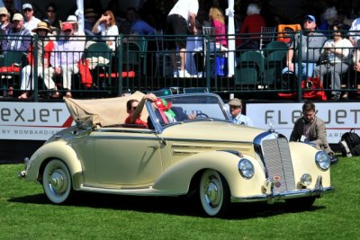 1952 Mercedes-Benz 220 Cabriolet A, Peter & Pam Hemken, West De Moines, Iowa, Amelia Award - Mercedes-Benz 1948-1960 (0821)