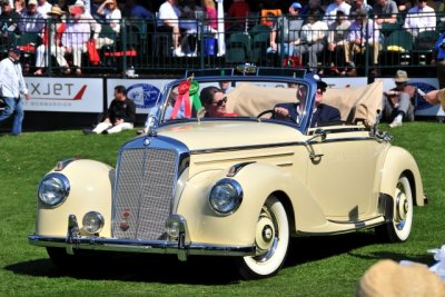 1952 Mercedes-Benz 220 Cabriolet A, Peter & Pam Hemken, West De Moines, Iowa, Amelia Award - Mercedes-Benz 1948-1960 (0822)
