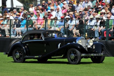 1935 Mercedes-Benz 500K Cabriolet A, John D. Groendyke, Enid, OK, Best in Class - Mercedes-Benz Supercharged (0826)