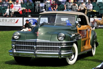 1948 Chrysler Town & Country Convertible, Steve & Phyllis Martis, Pepper Pike, OH, Best in Class - American Production (0972)