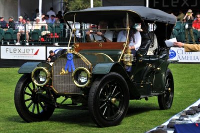 1910 Pierce-Arrow 7-Passenger Touring, John & Laura Walsh, Hudson, MA, Best in Class - Hoseless Carriage 40+ Horsepower (1002)