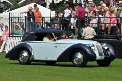 1938 Talbot-Darracq T23 Drop Head Coupe, Linda & Paul Gould, Pawling, NY, Amelia Award - European Custom Coachwork (0921)