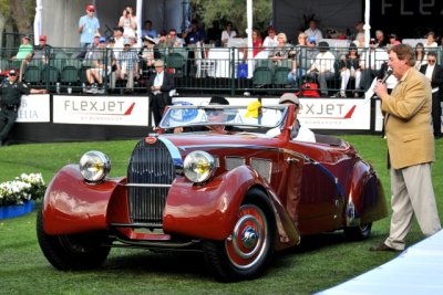 1934 Bugatti Type 57 Aravis, Paul Emple, Rancho Santa Fe, CA, Meguiar's Award for Car With the Most Outstanding Finish (1378)
