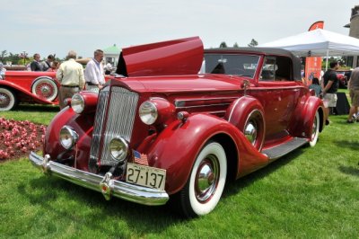 1937 Packard Twelve 1507 Coupe Roadster, Jim Murphy, Walpole, New Hampshire (3266)