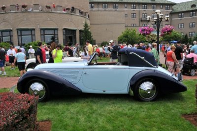 1938 Talbot Darracq T23 Short Chassis Cabriolet by Figoni & Falaschi, Paul Gould, New York, NY (3479)