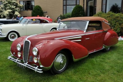 1948 Delahaye 135M Drophead Coupe by Figoni & Falaschi, JWR Automobile Museum, Frackville, Pennsylvania (3618)