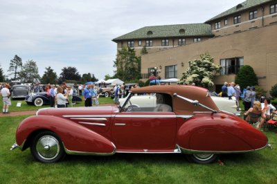 1948 Delahaye 135M Drophead Coupe by Figoni & Falaschi, JWR Automobile Museum, Frackville, Pennsylvania (3631)