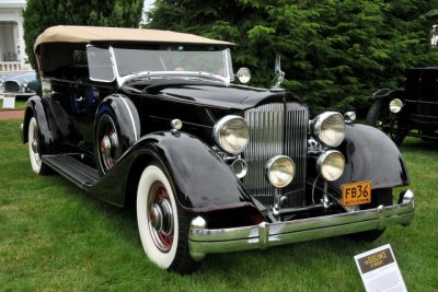 1934 Packard Twelve 1107 Phaeton, Frank & Loni Buck, Gettysburg, Pennsylvania (3899)