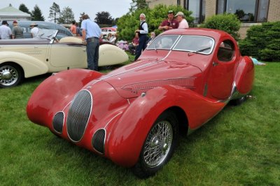 1937 Talbot-Lago T150-C SS Teardrop Coupe by Figoni & Falaschi, JWR Automobile Museum, Frackville, Pennsylvania (3539)