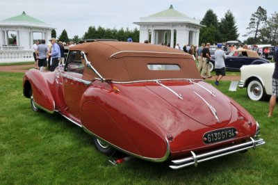 1948 Delahaye 135M Drophead Coupe by Figoni & Falaschi, JWR Automobile Museum, Frackville, Pennsylvania (3636)