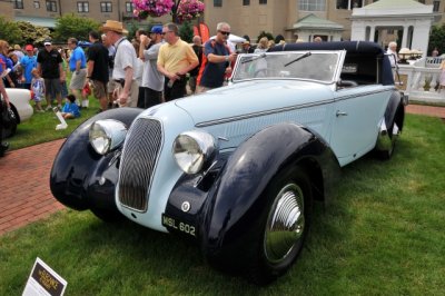 1938 Talbot Darracq T23 Short Chassis Cabriolet by Figoni & Falaschi, Paul Gould, New York, NY (3447)