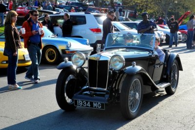 1934 MG at Great Falls Cars & Coffee in Virginia (7171)