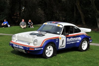 Porsche 911 rally car, one day before the 2013 Amelia Island Concours d'Elegance in Florida (9373)