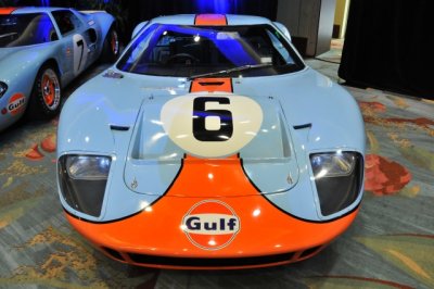 This Ford GT40 Mk I, chassis no. P/1075, won the 1968 and 1969 24 Hours of Le Mans. (9053)