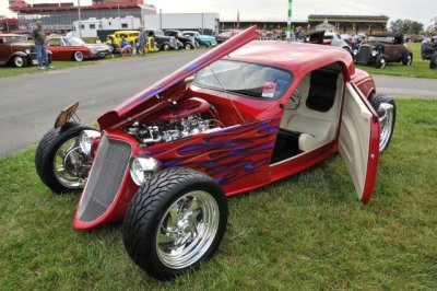 1933 Ford Speedstar at Low-Light Photo Session of Rodder's Journal Revival in Baltimore, MD (4123)