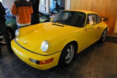 1993 Porsche 911 RS America, 1 of 4 in Fly Yellow, 1 of 701 produced in 1993-94, #122, 45,000 miles, $119,000 (9483)