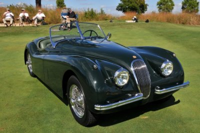 1953 Jaguar XK120 SE Roadster, Robert & Patricia Stadel, Lancaster, PA, at St. Michaels Concours in Maryland (4831)