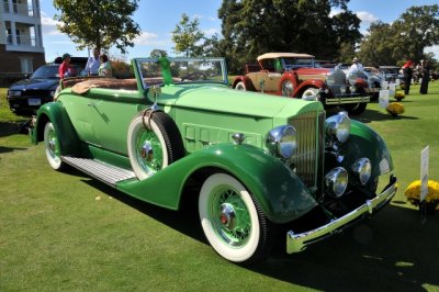 1934 Packard Eight 1101 Convertible Coupe, Charles Gillet, Lutherville, MD (5184)