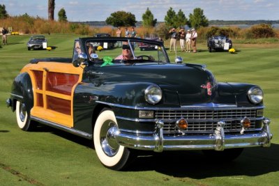 WOODEN CARS, 2nd IN CLASS, 1948 Town & Country Convertible, Lawrence & Ellen Macks, Owings Mills, MD (5302)