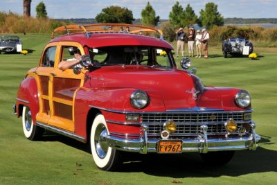 WOODEN CARS, BEST IN CLASS, 1948 Chrysler Town & Country 4-Door Sedan, Loren Hulber, Macungie, PA (5308)
