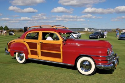 WOODEN CARS, BEST IN CLASS, 1948 Chrysler Town & Country 4-Door Sedan, Loren Hulber, Macungie, PA (5310)