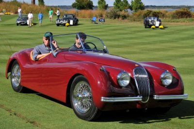 JAGUAR, BEST IN CLASS, 1954 Jaguar XK120 Roadster, Ron Schotland (5331)