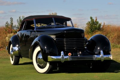 BEST OF SHOW, 1936 Cord 810 Phaeton, Rob & Barbara VanDewoestine, Durham, NC (5477)