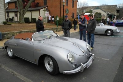 1957 Porsche 356 Speedster recreation by Reutter ... See gallery on March 15 Cars & Coffee for more photos of this car. (0824)