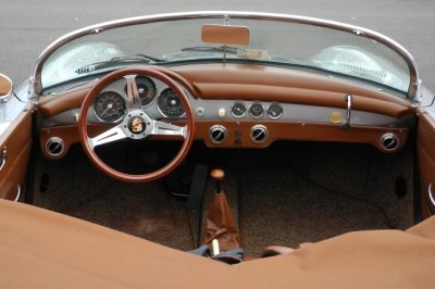 1957 Porsche 356 Speedster recreation by Reutter ... See gallery on March 15 Cars & Coffee for more photos of this car. (0852)