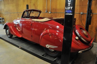 1937 Peugeot 402, Treasured Motorcars Open House in Maryland -- May 2014 (6490)