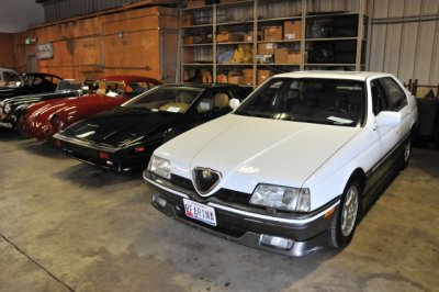 Alfa Romeo, right, and Lotus Esprit (6500)