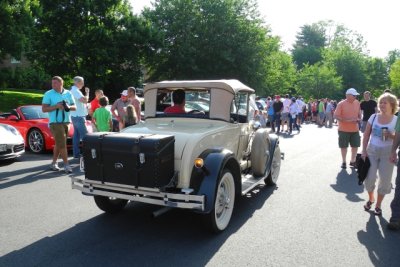 Circa 1930 Ford Model A at Cars & Coffee in Great Falls, VA (2432)