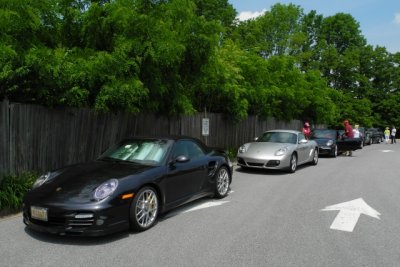 Pit stop in Thurmont, MD, Porsche Club of America, Chesapeake Region, Musket Ridge Tour (2643)