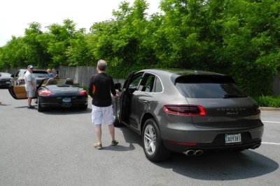 2015 Porsche Macan S, foreground, Porsche Club of America, Chesapeake Region, Musket Ridge Tour (2656)