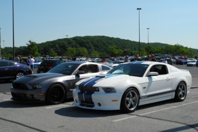 From left, circa 2013 Shelby 1000 and circa 2012 Shelby GT350, from Shelby American (2935)