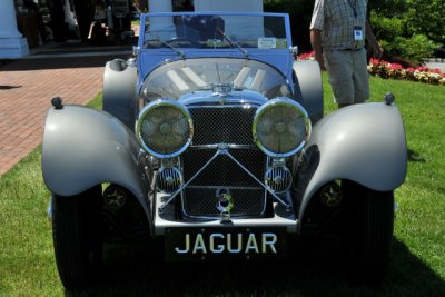 1938 SS-100 Jaguar Roadster, owner: James W. Taylor, Gloversville, NY -- Best of Britain (Best British Open Car) Award (7099)