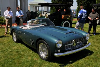 1955 Maserati A6G 2000 Spider by Zagato, owner: Oscar Davis, Elizabeth, NJ, Ciao Italy (Best Italian Post-War Car) Award (7194)
