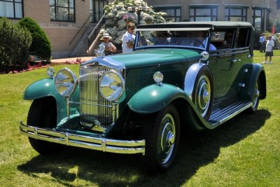 1931 Minerva AL Convertible Sedan by Rollston, owners: Joseph III & Margie Cassini, West Orange, NJ -- Founder's Award (7356)