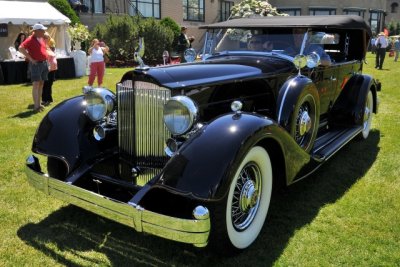 1934 Packard Model 1107 Dual-Cowl Phaeton, owners: Lonnie & Betsy Fallin, Littleton, CO -- American Spirit Award 1932-42 (7363)