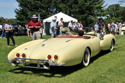 1952 Verrill Wolfwagen, owner: Patricia Bittner Swigart, Hummelstown, PA -- Dawn of a New Era (Best Post-War Car) Award (7395)