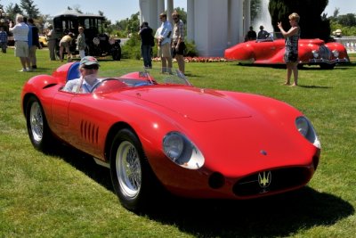 1957 Maserati 300S, owner: Herb Wolfe, Englewood, NJ -- Rolling Sculpture Award (7480)