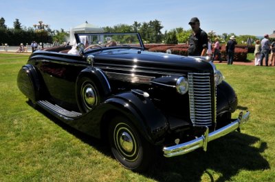 1938 Buick Model 44 Special Drophead by Lancefield, owners: John & Christine Beebe, Osprey, FL (7530)