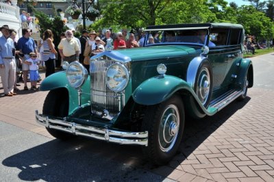 1931 Minerva AL Convertible Sedan by Rollston, owners: Joseph III & Margie Cassini, West Orange, NJ -- Founder's Award (7693)