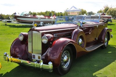 1935 Packard 12 Dual Cowl Sport Phaeton by Dietrich, owners: Dave & Linda Kane, Bernardsville, NJ (9143)