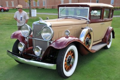 1931 Peerless Master 8 Sedan, owners: Jeff & Darlene Spence, Royal Oak, MD (9247)