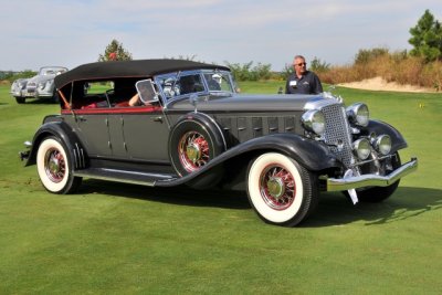 1933 Chrysler Imperial CL Dual Windshield Phaeton by LeBaron, owners: David & Lorie Greenberg, Hewlett Harbor, NY (9323)