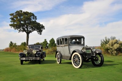 1928 Isotta Fraschini 8A SS Boattail Convertible Coupe, Best in Show, and 1914 Locomobile 38 Berline, People's Choice (9390)