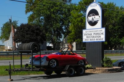 Porsche gathering in Easton, Maryland (3863-c)