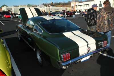 1966 Shelby GT350, Ivy Green with Wimbledon White stripes; 1 of 2,378 units made in 1966 model year (4698)
