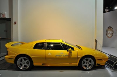 1997 Lotus Esprit V8 Type 82, 3,036 lbs., CART-PPG Inycar World Series Pace Car, courtesy of Dale Murray, Mt. Joy, PA (9539)